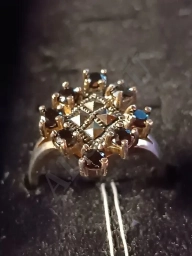 VERONIKA SILVER Кольцо женское серебряное кольцо со вставками