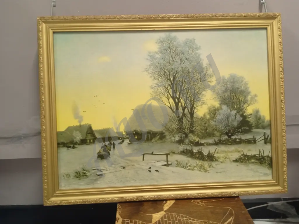 настеная картина зимний вечер