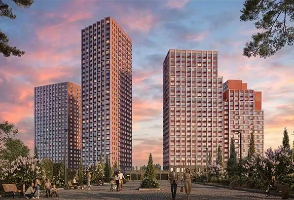 2-к кв. Свердловская область, Екатеринбург Сибирский мкр, Жилой комплекс Сибирский сад,  (38.53 м²)