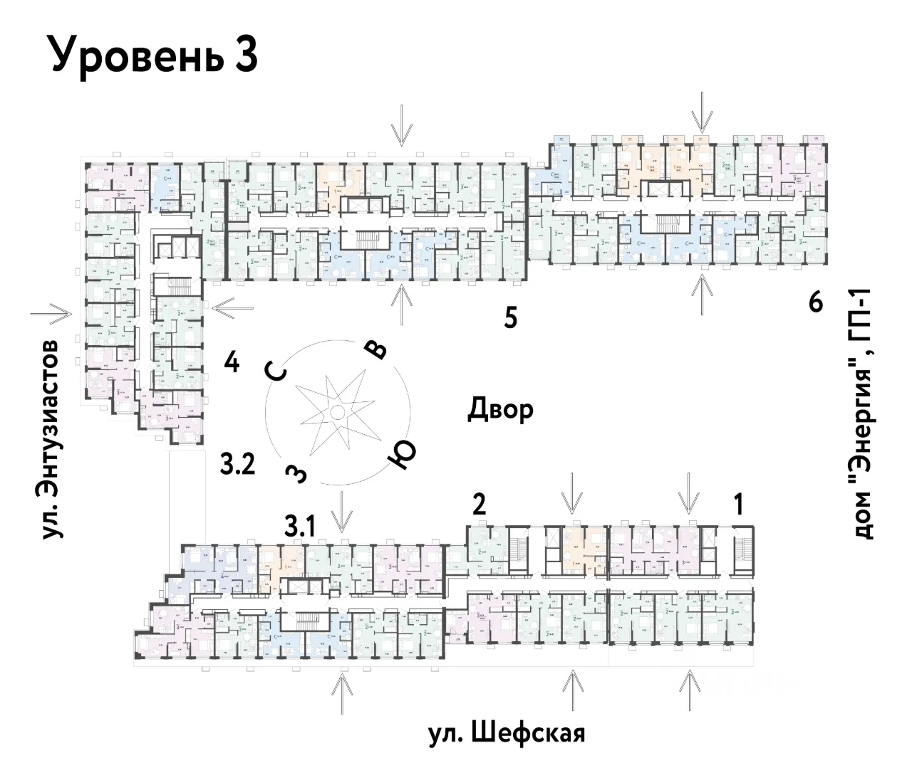 2-к кв. Свердловская область, Екатеринбург ул. Шефская, 28А (47.52 м²)