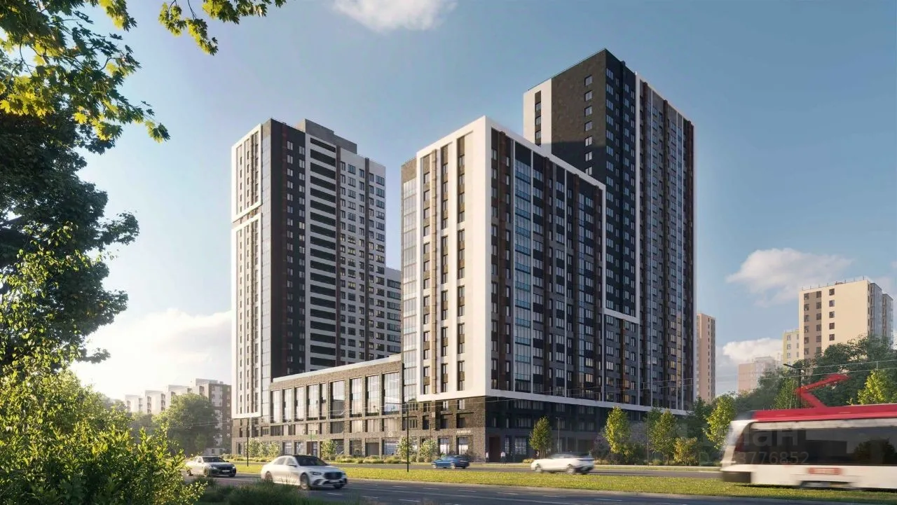 2-к кв. Свердловская область, Екатеринбург ул. Сварщиков (47.9 м²)