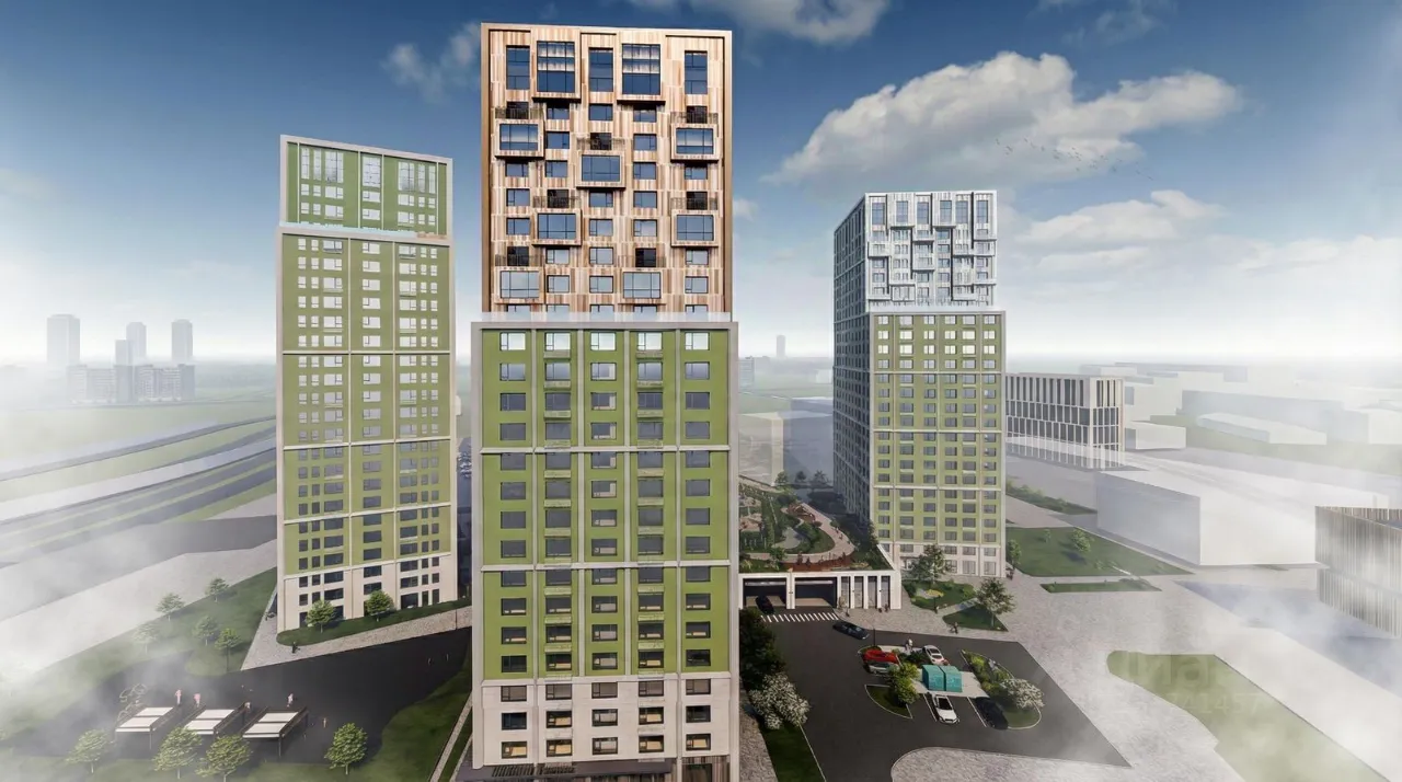 1-к кв. Свердловская область, Екатеринбург ул. Ивана Марина, 1 (67.47 м²)