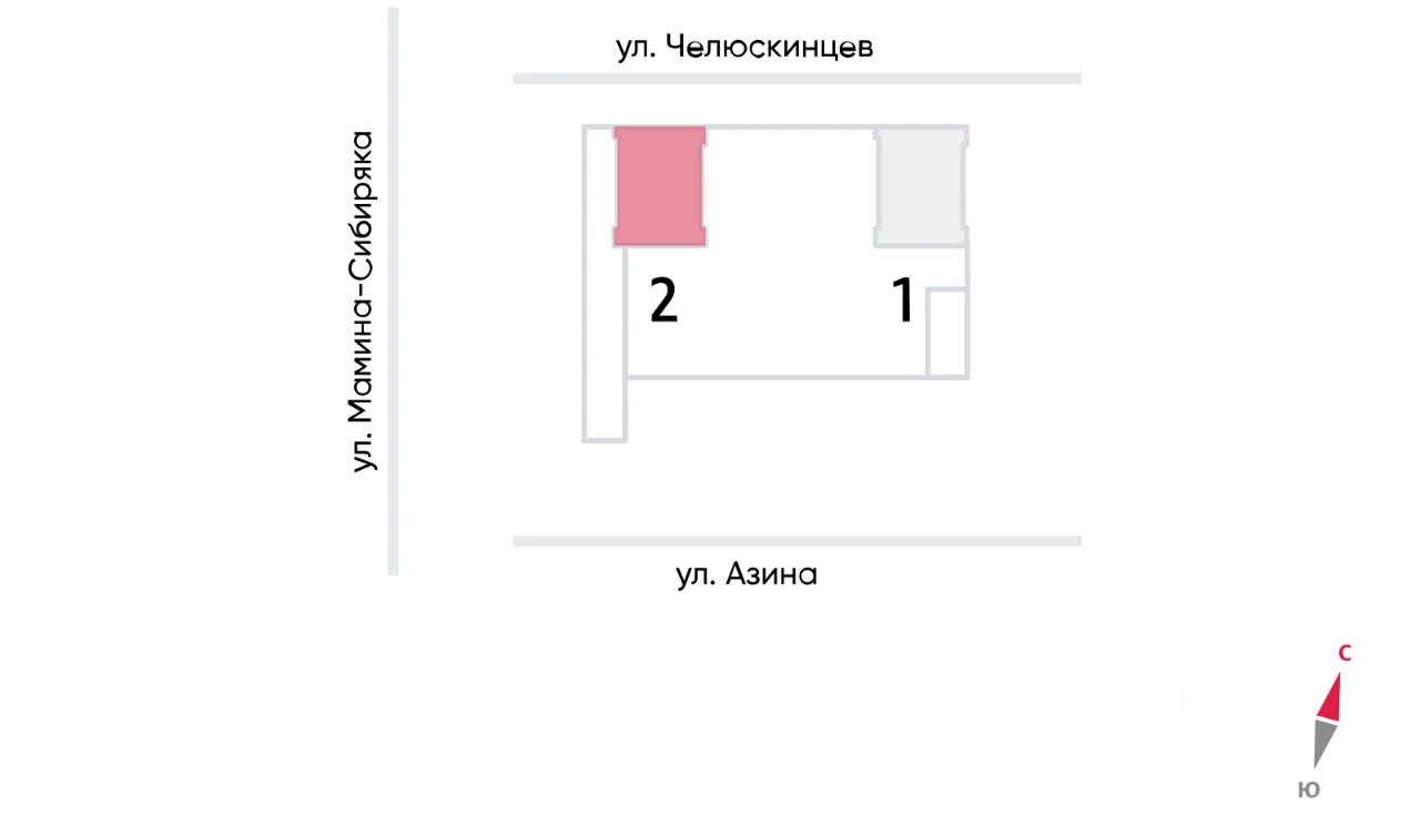 3-к кв. Свердловская область, Екатеринбург ул. Азина, 16/1 (87.9 м²)
