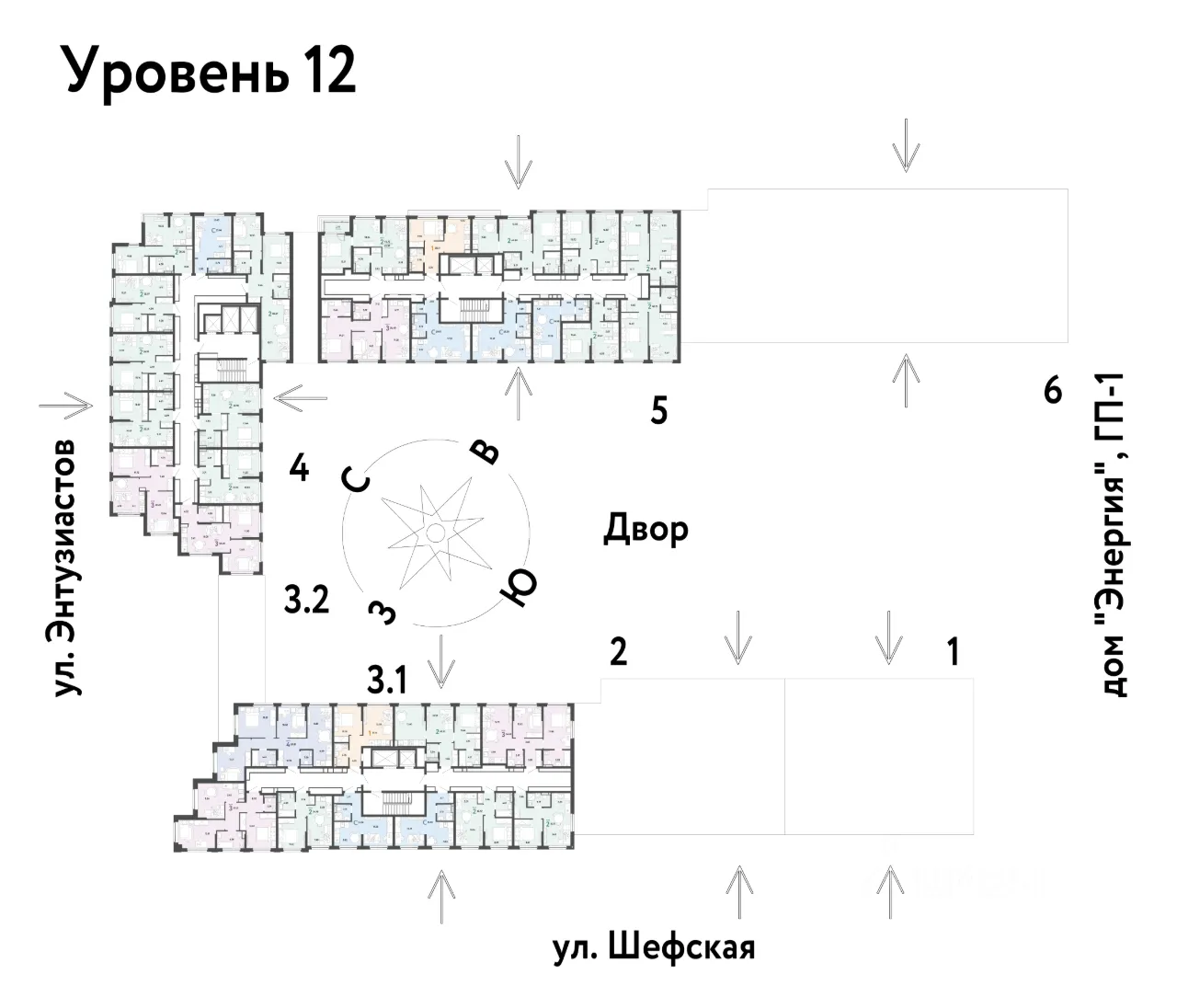 2-к кв. Свердловская область, Екатеринбург ул. Шефская, 28А (47.52 м²)