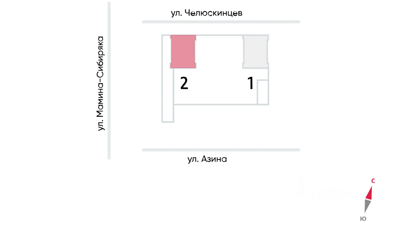 3-к кв. Свердловская область, Екатеринбург ул. Азина, 16/1 (87.7 м²)