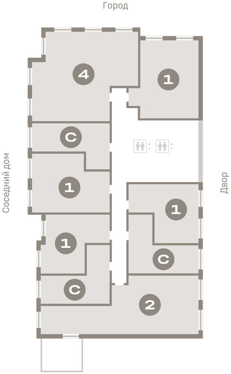 2-комнатная квартира: Екатеринбург, Торфяной переулок, 10 (100.5 м²)