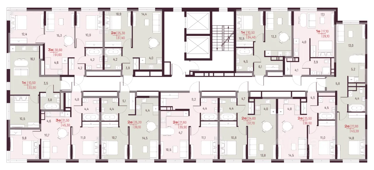 1-к кв. Свердловская область, Екатеринбург ул. Академика Ландау, 13 (33.9 м²)