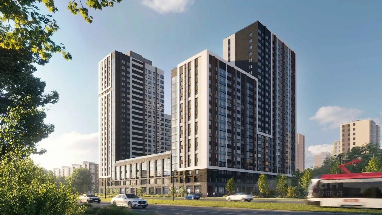 1-к кв. Свердловская область, Екатеринбург ул. Сварщиков (24.6 м²)