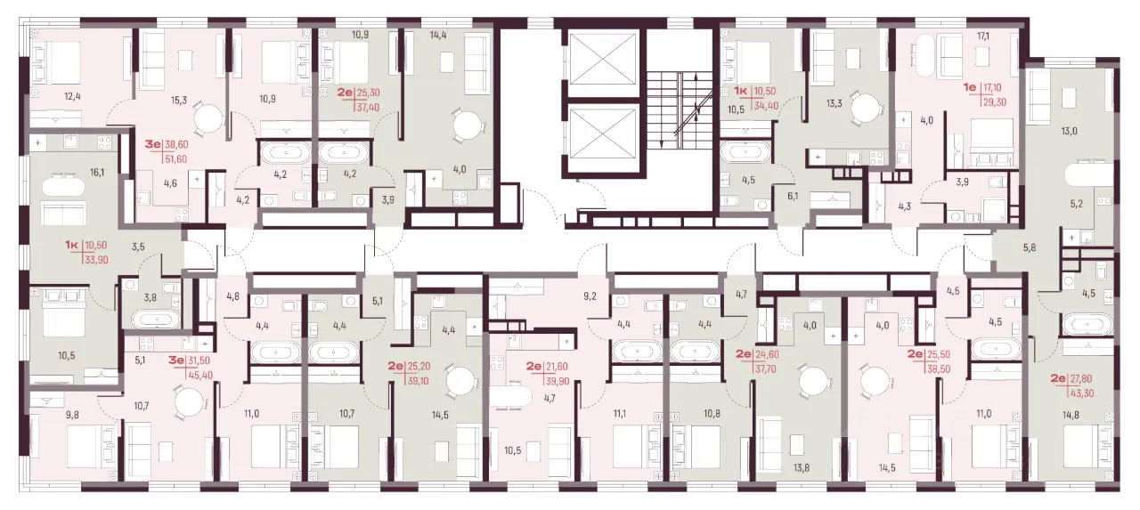 2-к кв. Свердловская область, Екатеринбург ул. Академика Ландау, 13 (37.7 м²)