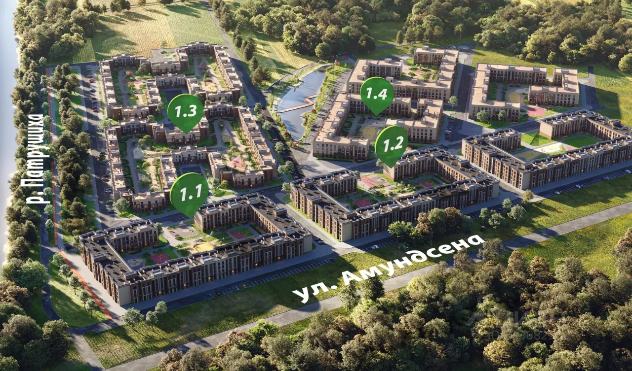 2-к кв. Свердловская область, Екатеринбург ул. Амундсена, 185 (51.9 м²)