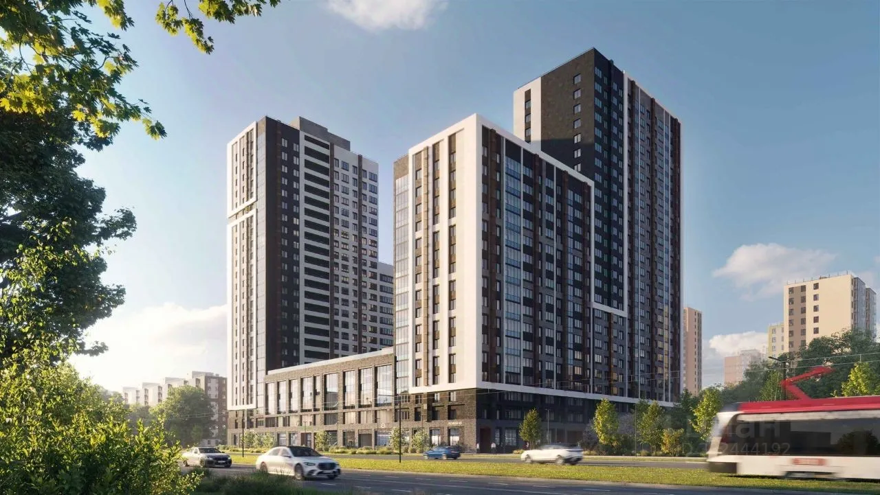 2-к кв. Свердловская область, Екатеринбург ул. Сварщиков (79.0 м²)