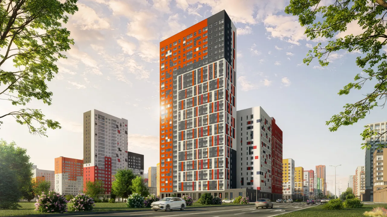 2-к кв. Свердловская область, Екатеринбург ул. Академика Ландау, 33 (53.8 м²)