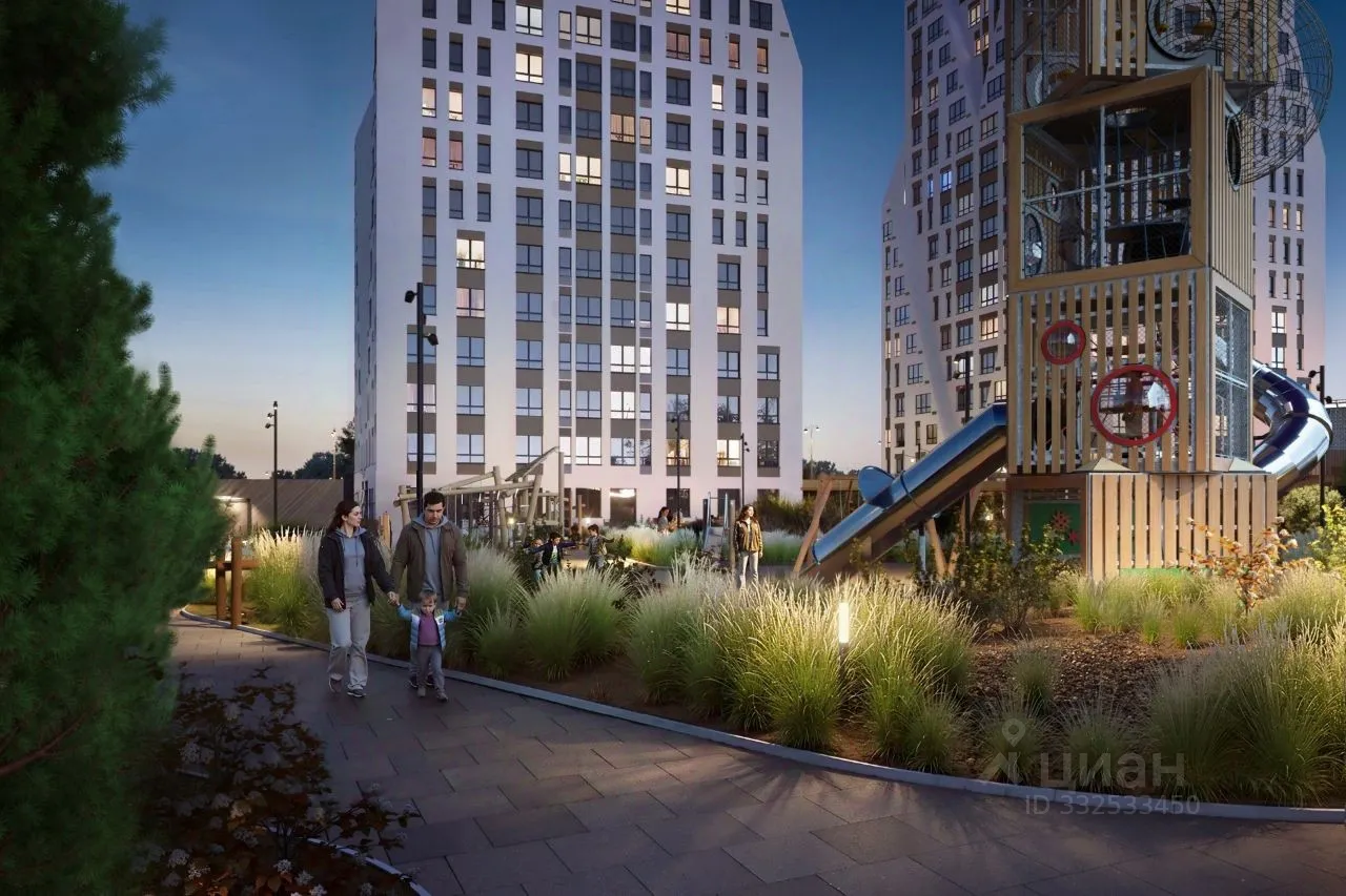 Студия Свердловская область, Екатеринбург ул. Репина, 24 (44.9 м²)