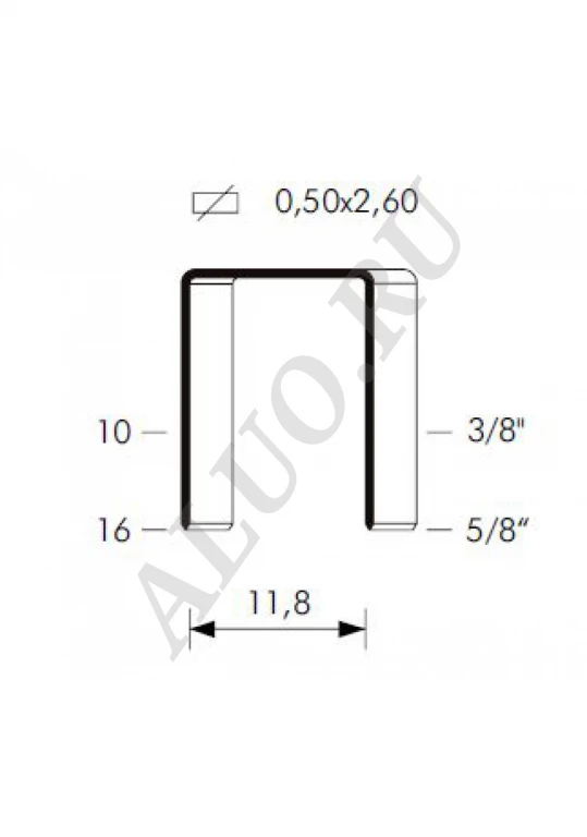 Скоба SB 103020 5/8 (HF-16, SB-16)