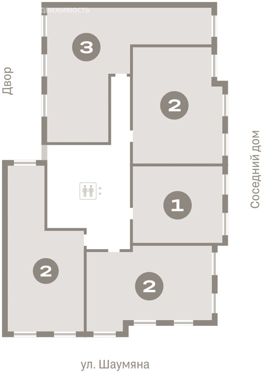 2-комнатная квартира: Екатеринбург, Торфяной переулок, 10 (75.3 м²)