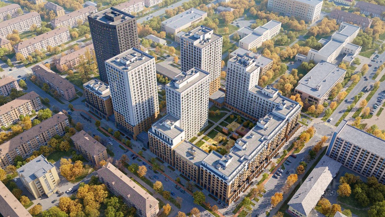 3-к кв. Свердловская область, Екатеринбург Втузгородок жилрайон, Жилыеы Наука и Искусство кв-л,  (93.96 м²)