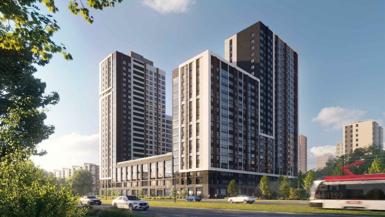 2-к кв. Свердловская область, Екатеринбург ул. Сварщиков (79.0 м²)