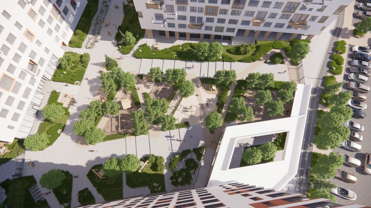 3-к кв. Свердловская область, Екатеринбург Уктус жилрайон, Синица Сезоны жилой комплекс (73.56 м²)