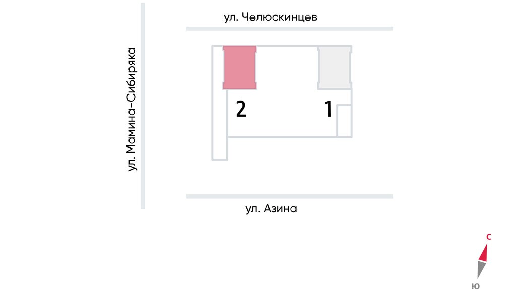 3-комнатная квартира: Екатеринбург, улица Азина, 16/1 (88.3 м²)
