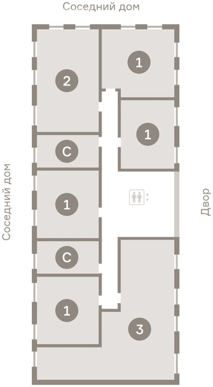 3-комнатная квартира: Екатеринбург, Благодатская улица, 15 (105.47 м²)