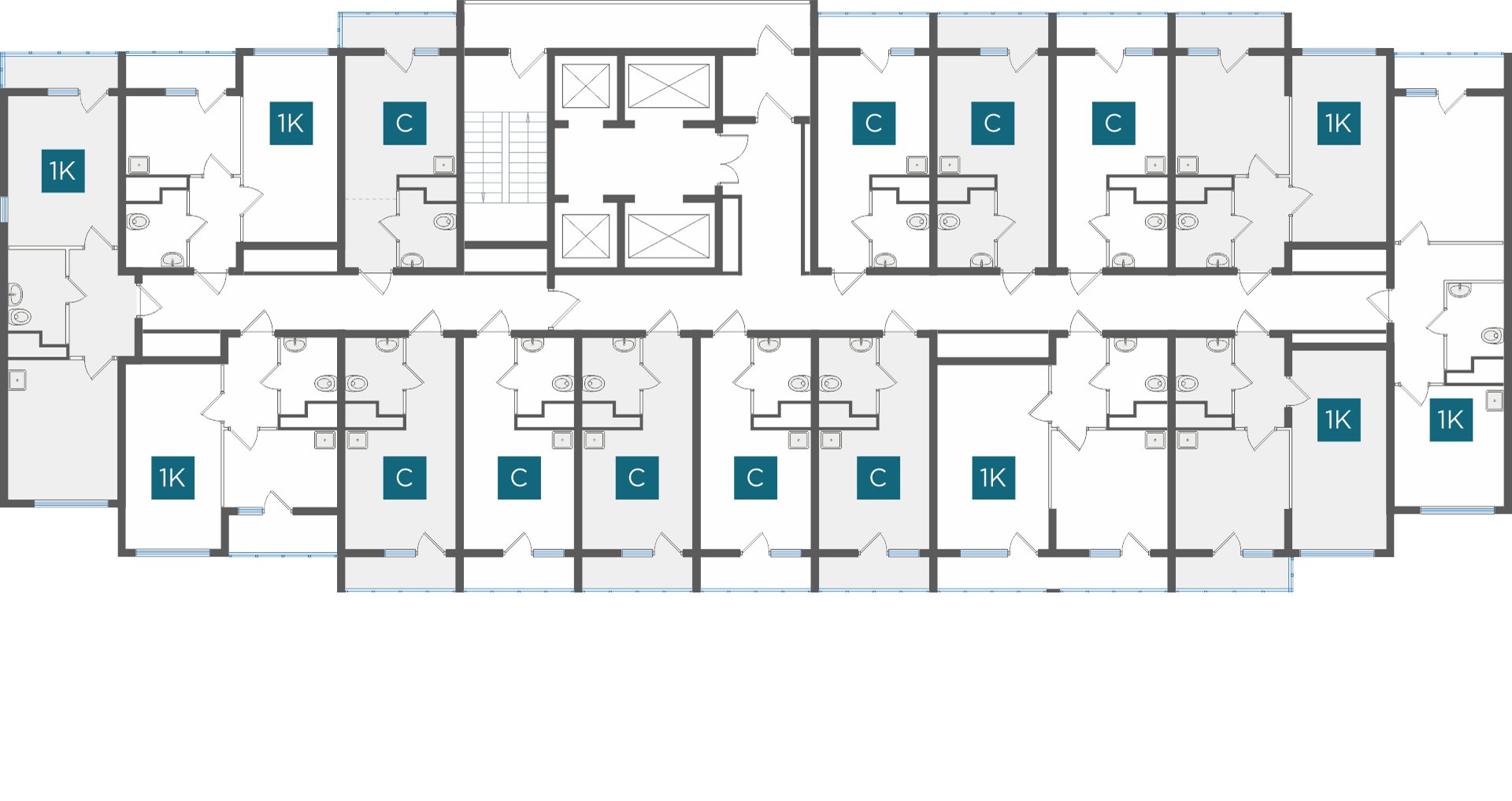 Студия Свердловская область, Екатеринбург ул. Бокарева (19.6 м²)