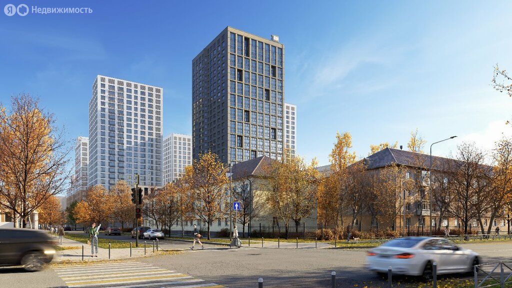3-комнатная квартира: Екатеринбург, жилой район Втузгородок, жилые кварталы Наука и Искусство (93.96 м²)