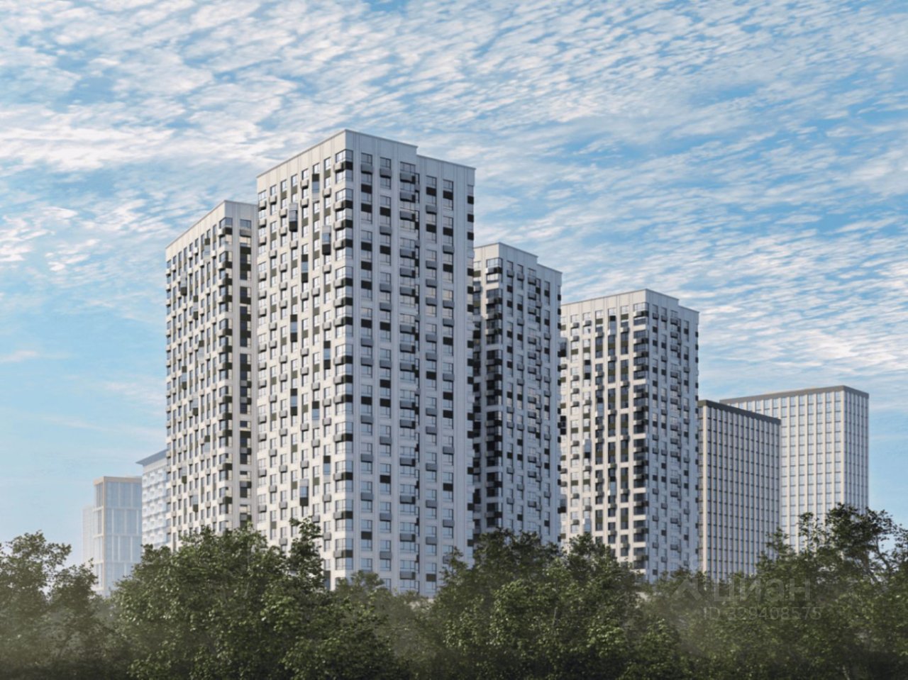 3-к кв. Свердловская область, Екатеринбург Южная Ботаника жилрайон, Лето на Титова жилой комплекс (77.2 м²)