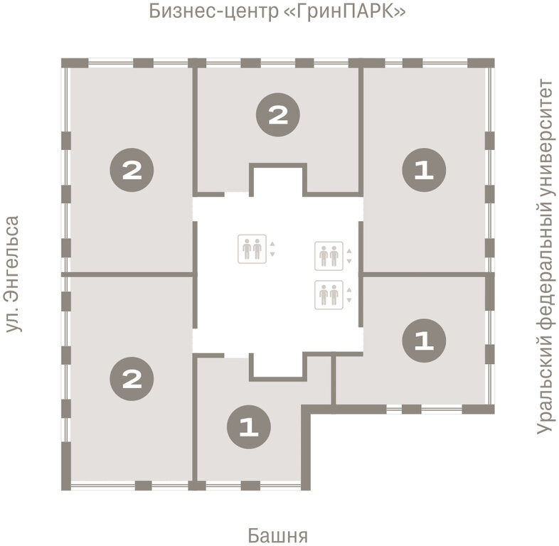 Квартира-студия: Екатеринбург, улица Гоголя, 21 (108.3 м²)