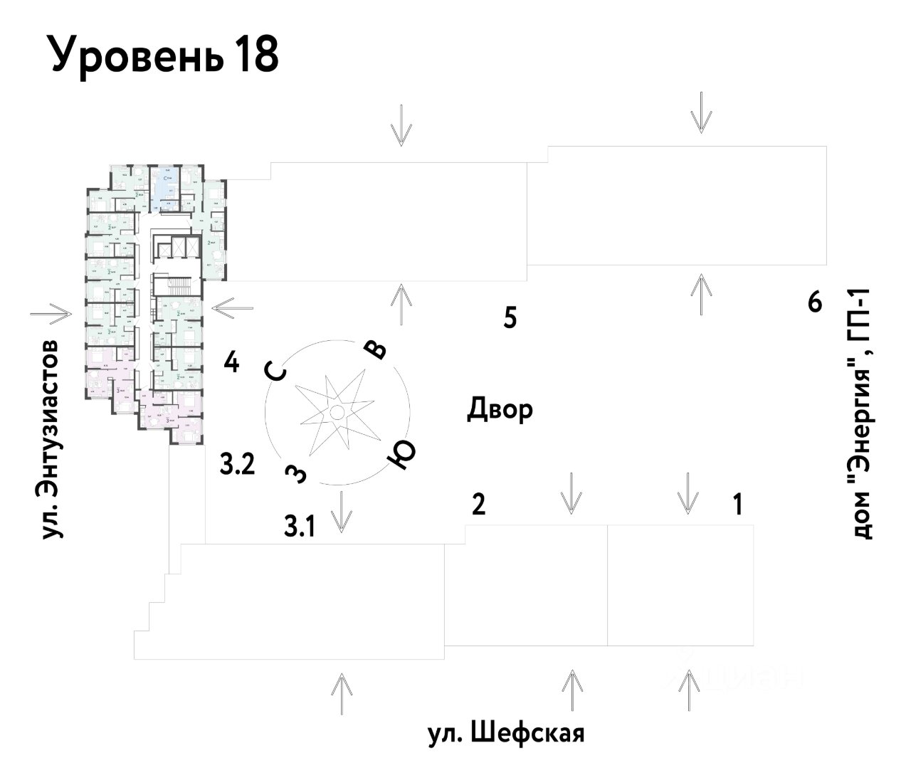 2-к кв. Свердловская область, Екатеринбург ул. Шефская, 28А (35.29 м²)