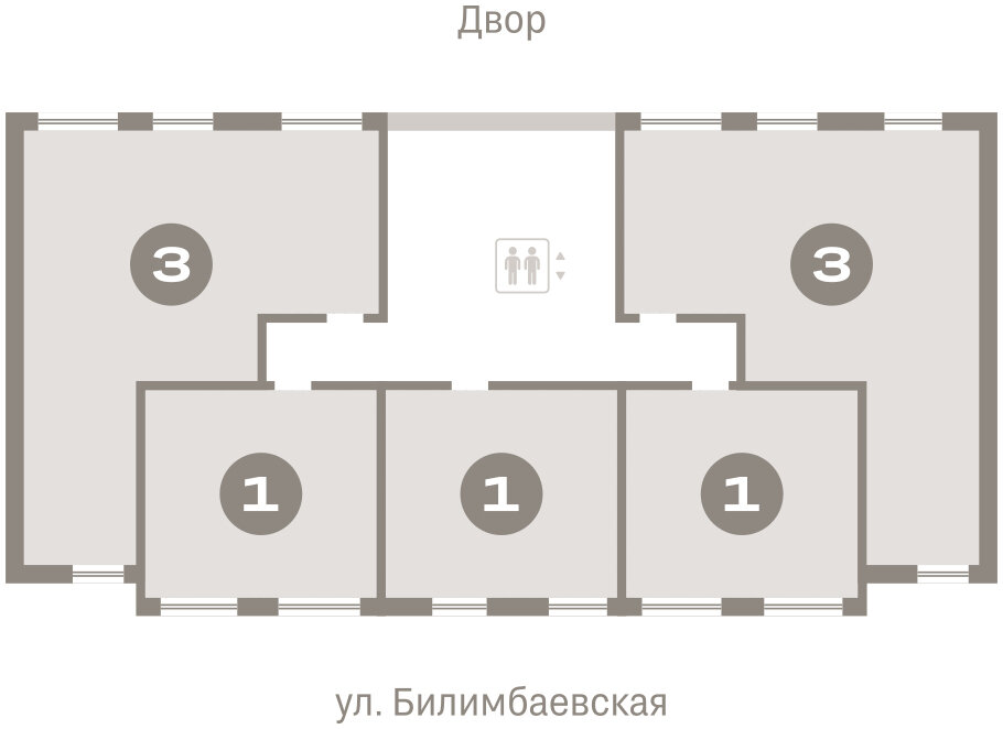 3-комнатная квартира: Екатеринбург, жилой район Сортировочный, микрорайон Старая Сортировка, ЖК Квартал Траектория (82.8 м²)