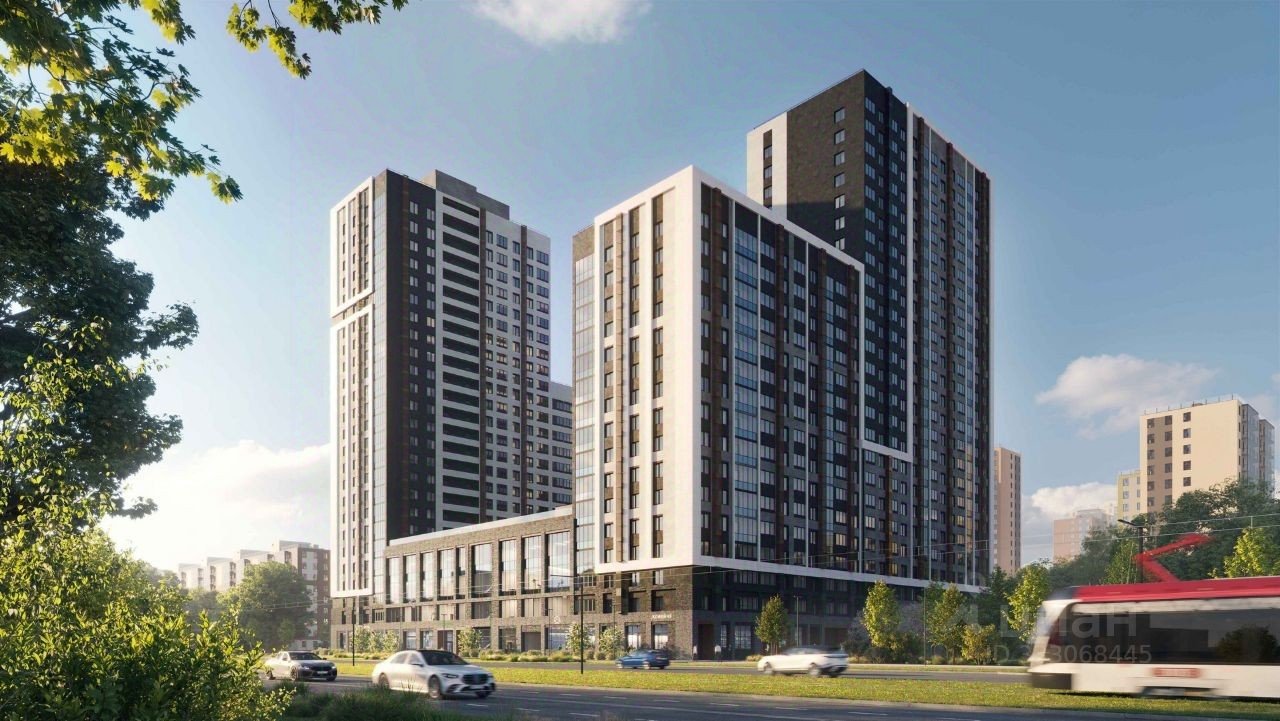 2-к кв. Свердловская область, Екатеринбург ул. Сварщиков (49.9 м²)