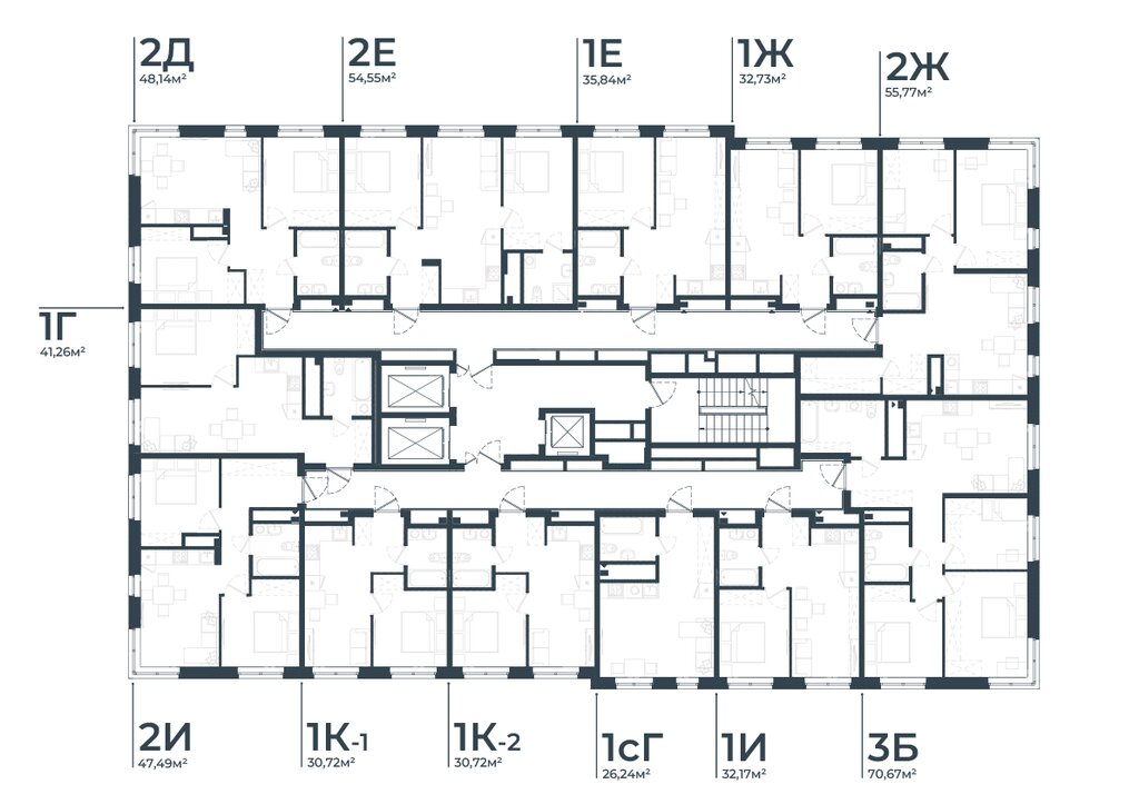 1-комнатная квартира: Екатеринбург, улица Академика Ландау, 5/1 (32.17 м²)