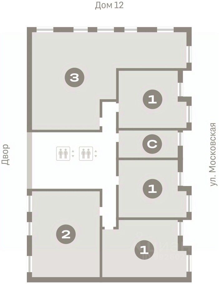 3-к кв. Свердловская область, Екатеринбург ул. Обувщиков (129.96 м²)