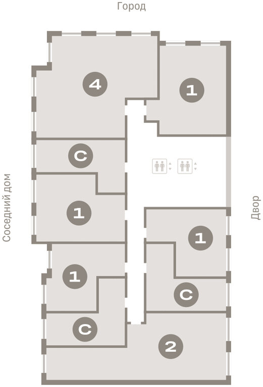 1-комнатная квартира: Екатеринбург, Торфяной переулок, 10 (40.5 м²)