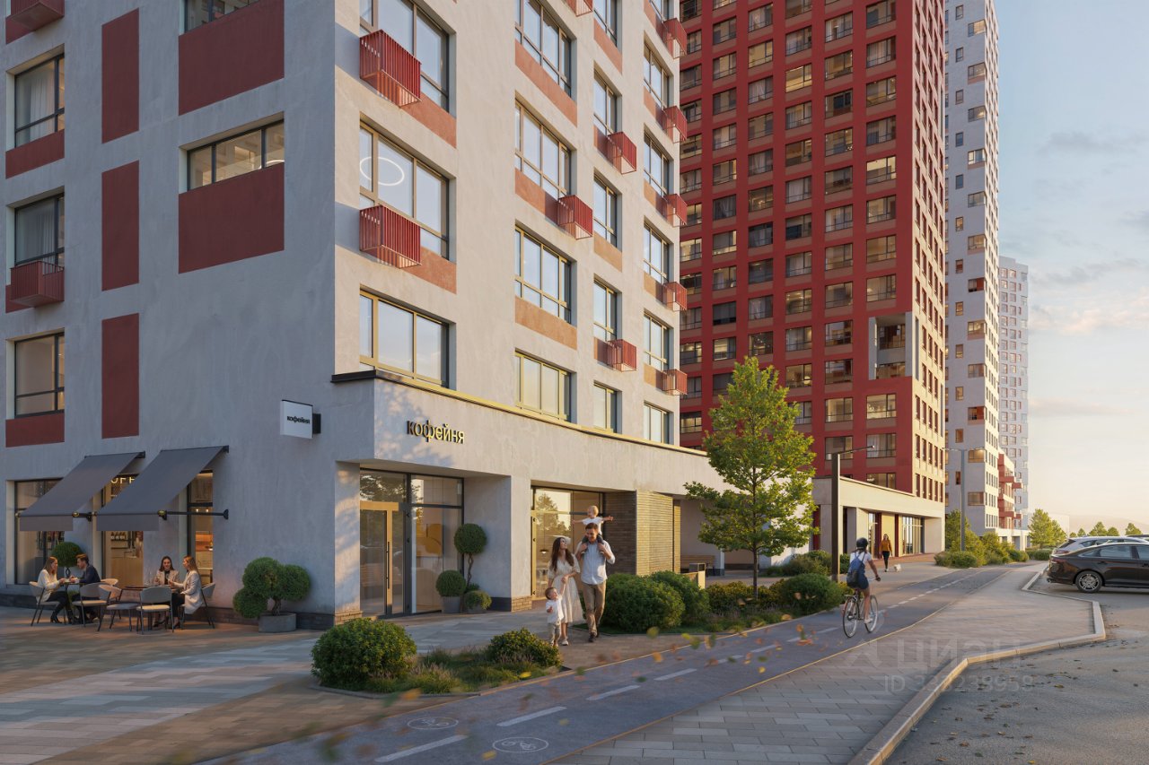 Студия Свердловская область, Екатеринбург Уктус жилрайон, Синица Сезоны жилой комплекс (22.48 м²)