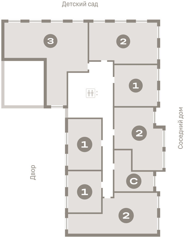 2-комнатная квартира: Екатеринбург, Торфяной переулок, 10 (69.8 м²)