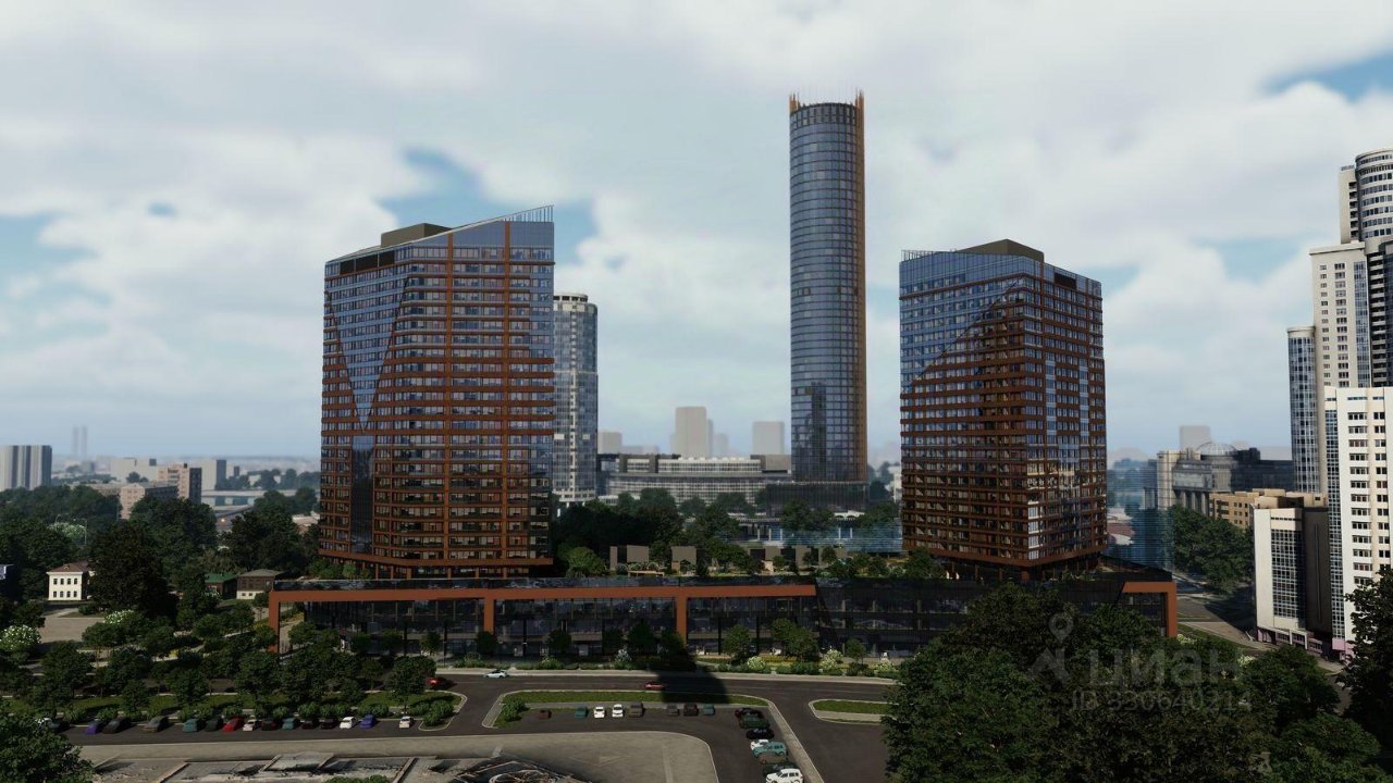 3-к кв. Свердловская область, Екатеринбург ул. Маршала Жукова, 16 (97.46 м²)
