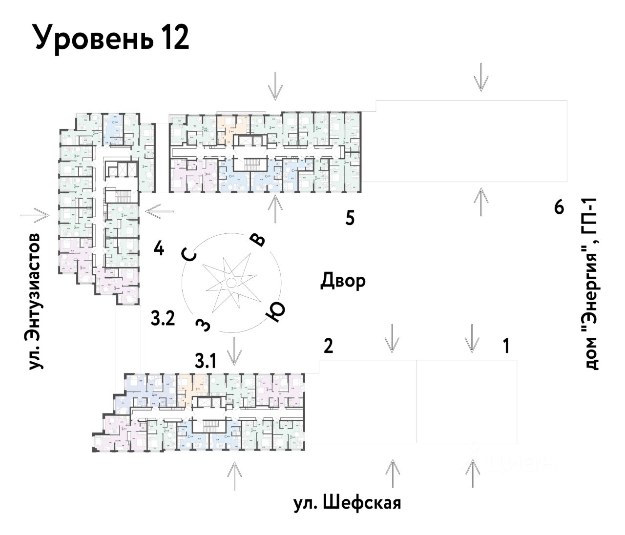 2-к кв. Свердловская область, Екатеринбург ул. Шефская, 28А (47.52 м²)