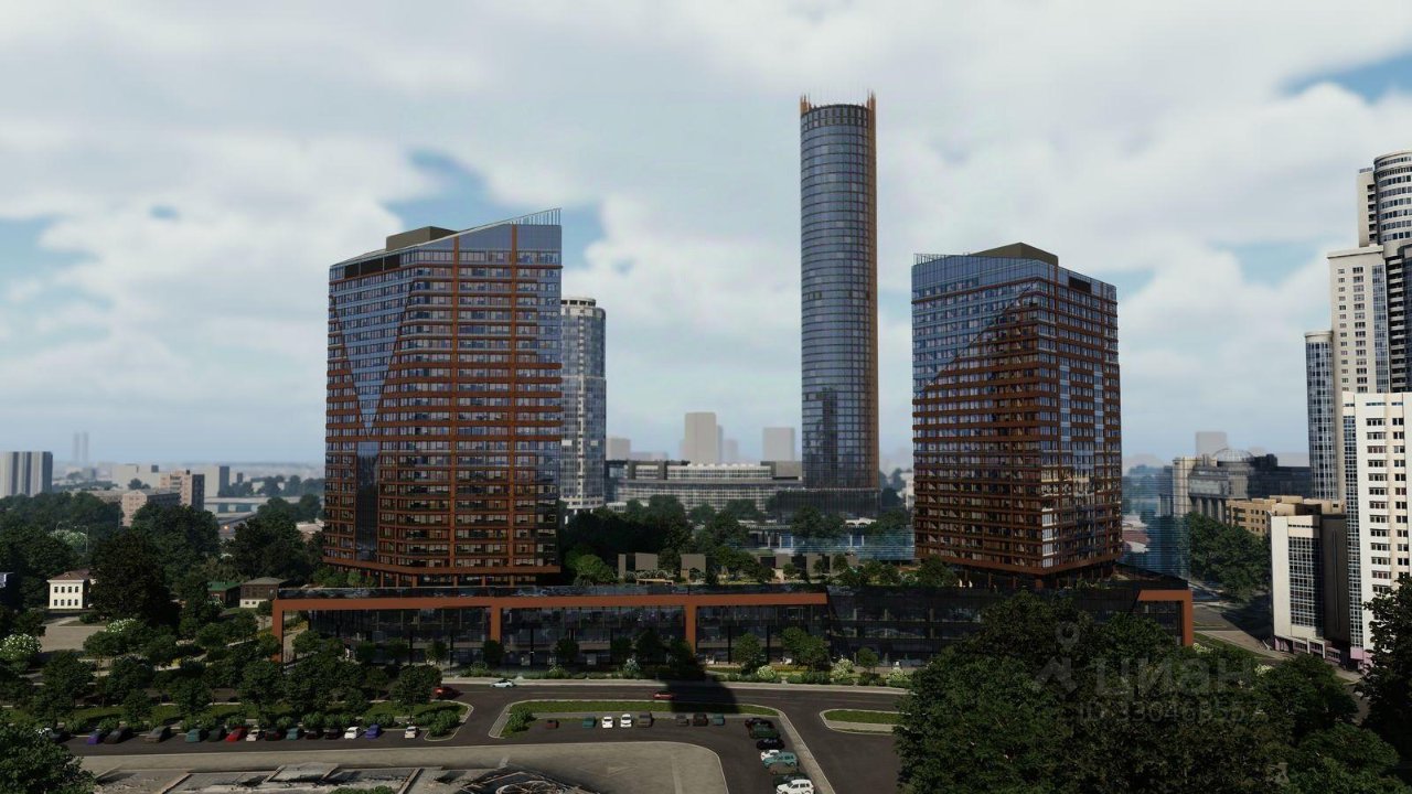 2-к кв. Свердловская область, Екатеринбург ул. Маршала Жукова, 16 (53.26 м²)