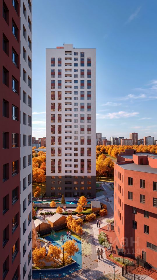 2-к кв. Свердловская область, Екатеринбург ул. Черкасская, 5 (66.26 м²)