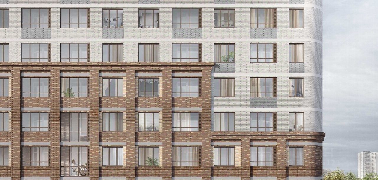 2-к кв. Свердловская область, Екатеринбург ул. Циолковского (58.87 м²)