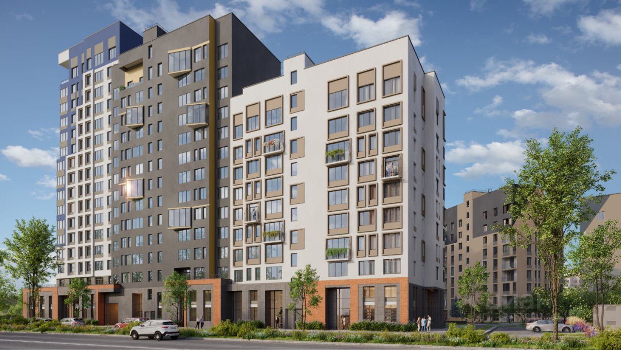 1-к кв. Свердловская область, Екатеринбург ул. Академика Парина, 27 (46.85 м²)