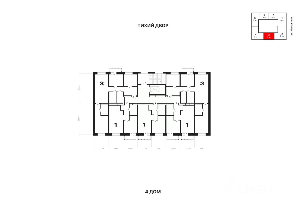 1-к кв. Свердловская область, Екатеринбург ул. Обувщиков (45.87 м²)