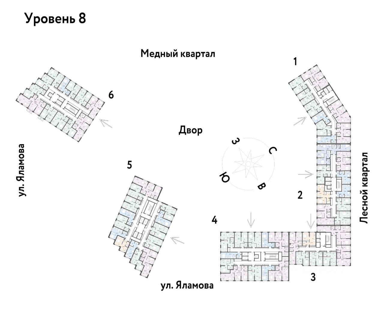 2-к кв. Свердловская область, Екатеринбург Сибирский мкр, Жилой комплекс Сибирский сад,  (38.53 м²)