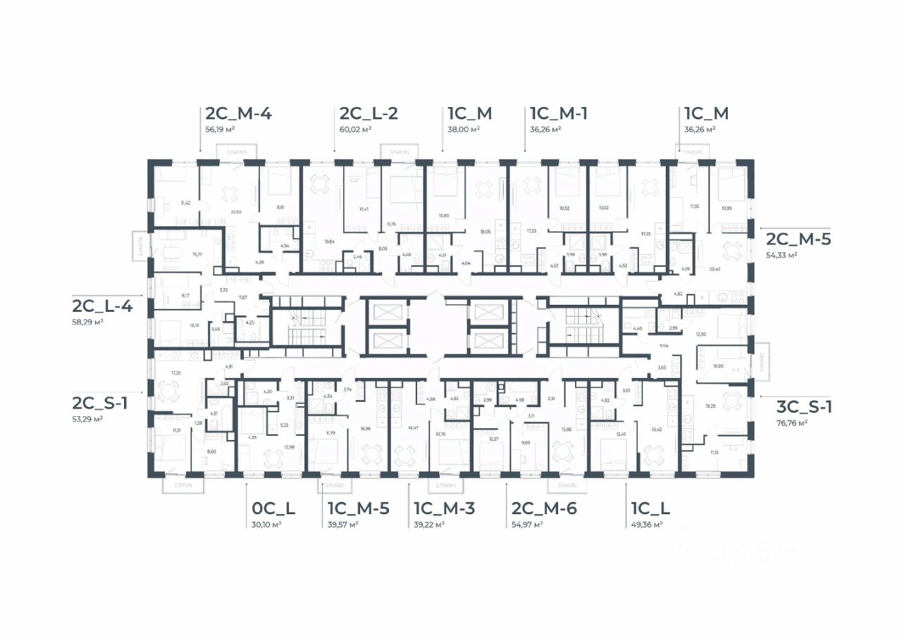 1-к кв. Свердловская область, Екатеринбург ул. Малышева (36.26 м²)