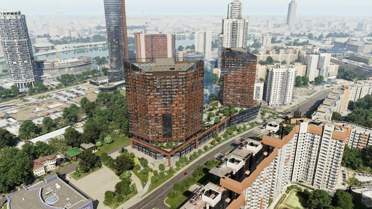 1-к кв. Свердловская область, Екатеринбург ул. Маршала Жукова, 16 (61.5 м²)