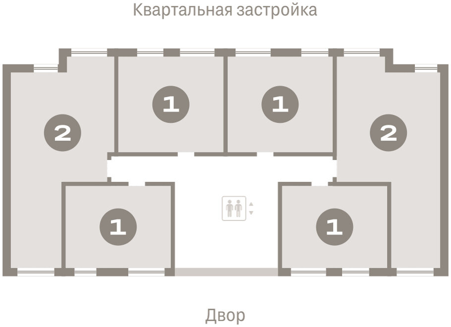 1-комнатная квартира: Екатеринбург, жилой район Сортировочный, микрорайон Старая Сортировка, ЖК Квартал Траектория (40.1 м²)