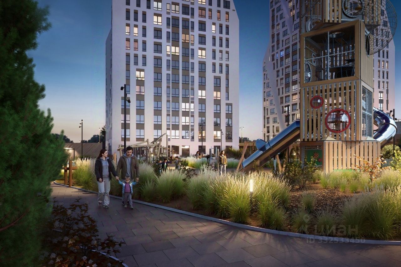 Студия Свердловская область, Екатеринбург ул. Репина, 24 (44.9 м²)