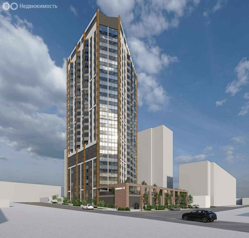 1-комнатная квартира: Екатеринбург, площадь Жуковского, 8 (43.77 м²)