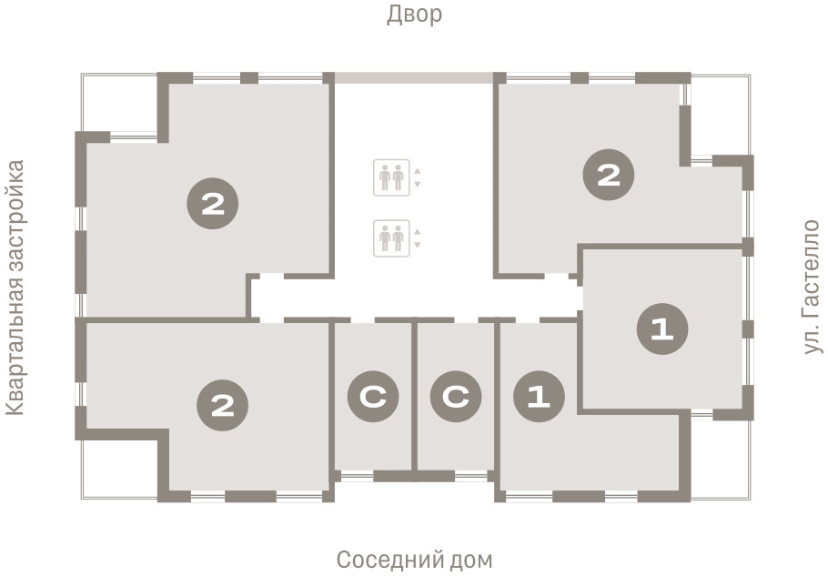 Квартира-студия: Екатеринбург, улица Гастелло, 19А (20.36 м²)